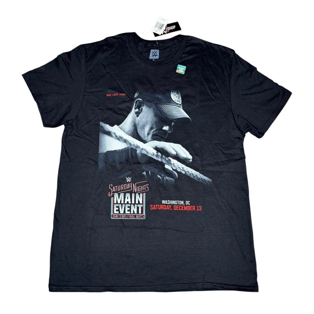WWE John Cena Last Match Saturday Night's Main Event DC T-Shirt
